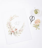 APPOLINE - Affiche enfant - Couronne de fleurs